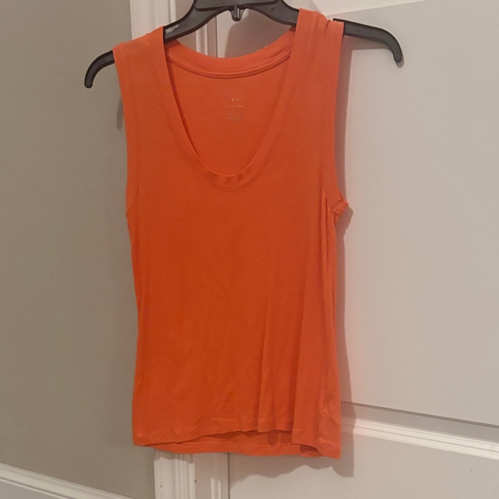 a new day Vibrant Orange Tank Top